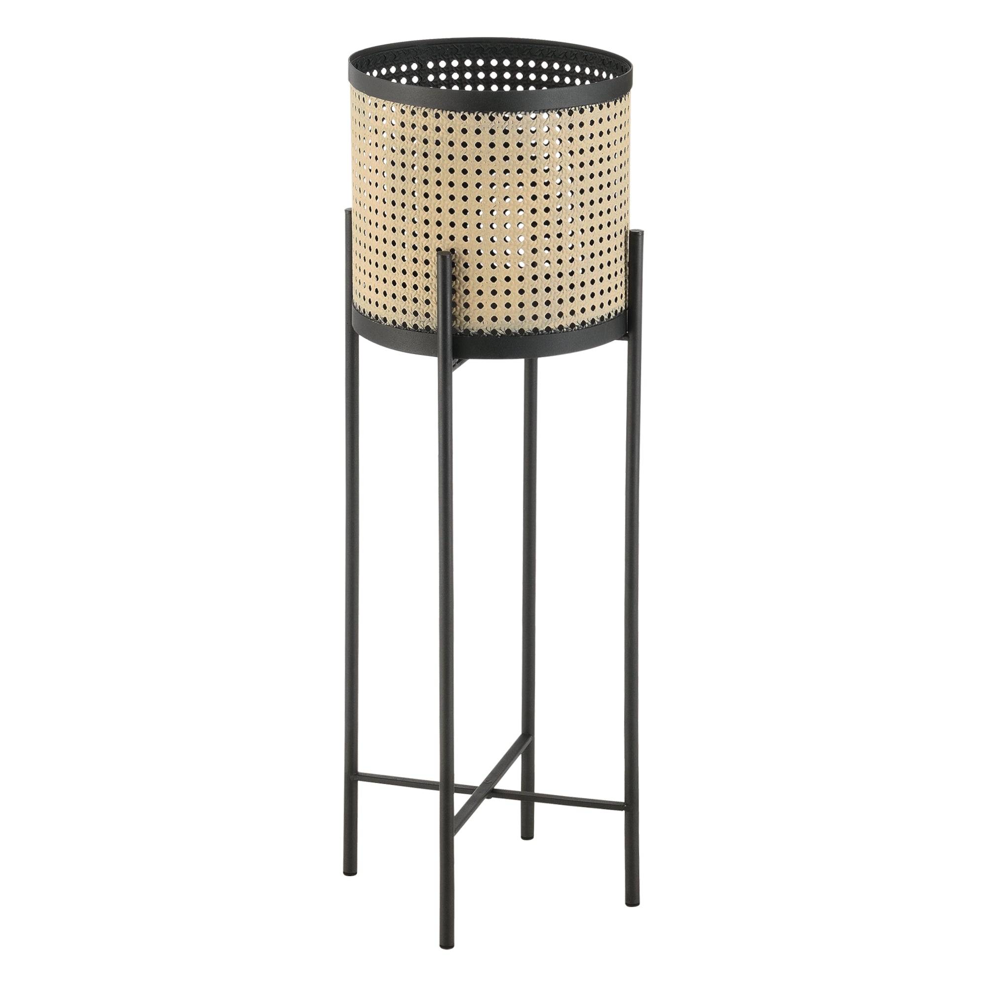 Helloshop26 - Lot de 2 supports de plante colfontaine métal tailles différentes noir sable - Imagen 3