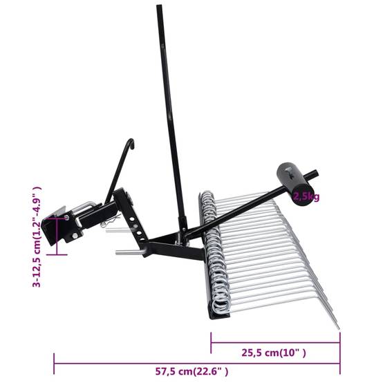 Vidaxl - Scarificateur pour tondeuse autoportée 109 cm vidaXL 154454 - Image 8