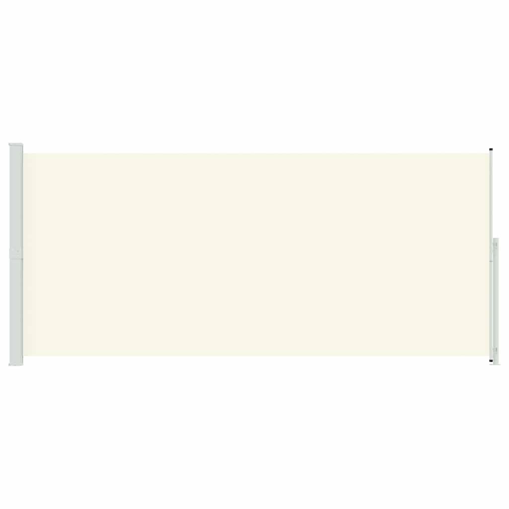 Store latéral rétractable polyester crème 220 x 500 cm - PANGIVO - Image 4