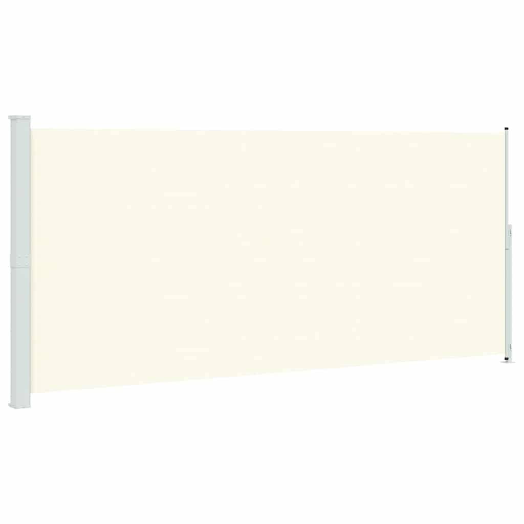 Store latéral rétractable polyester crème 220 x 500 cm - PANGIVO - Image 2