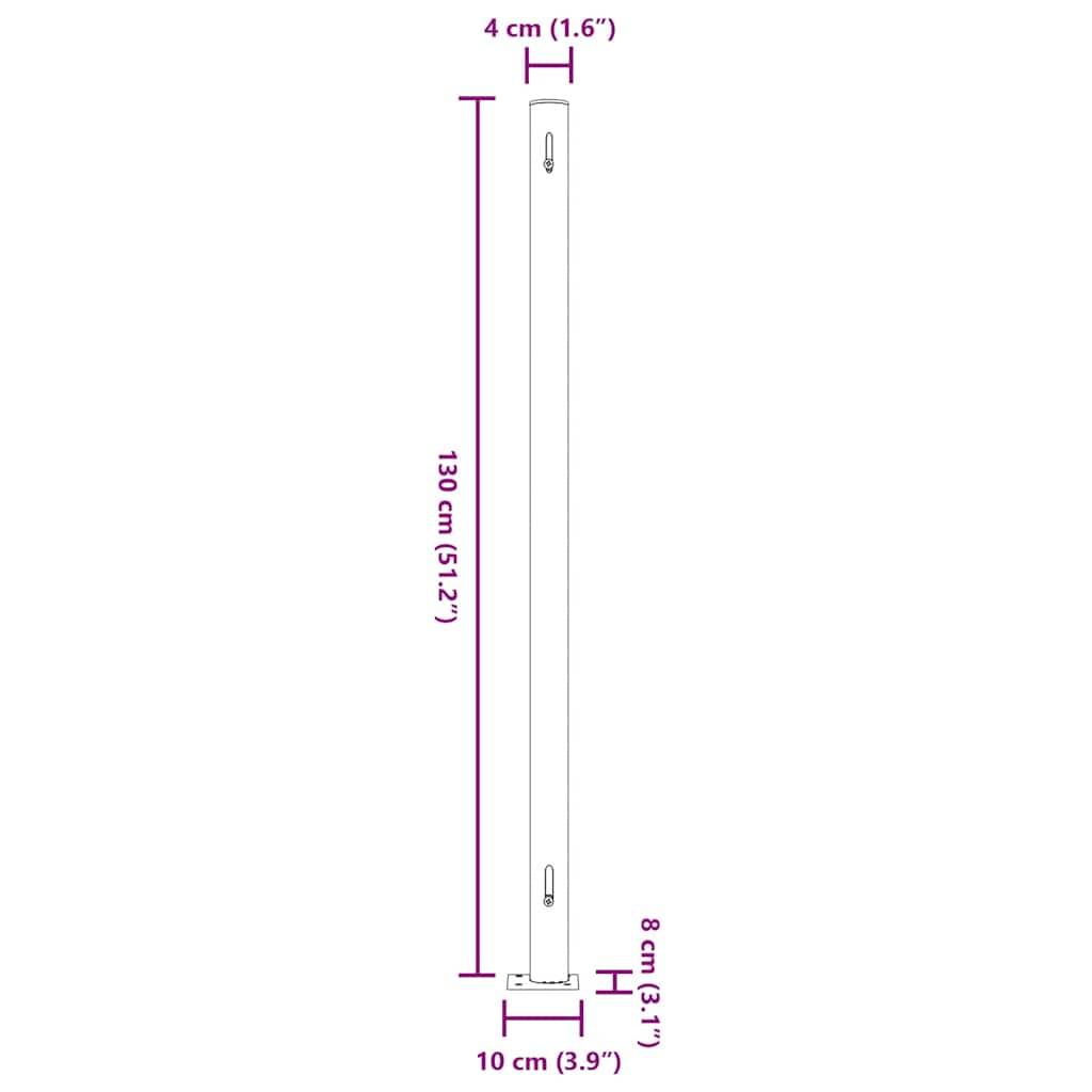 Store latéral rétractable polyester crème 220 x 500 cm - PANGIVO - Image 10