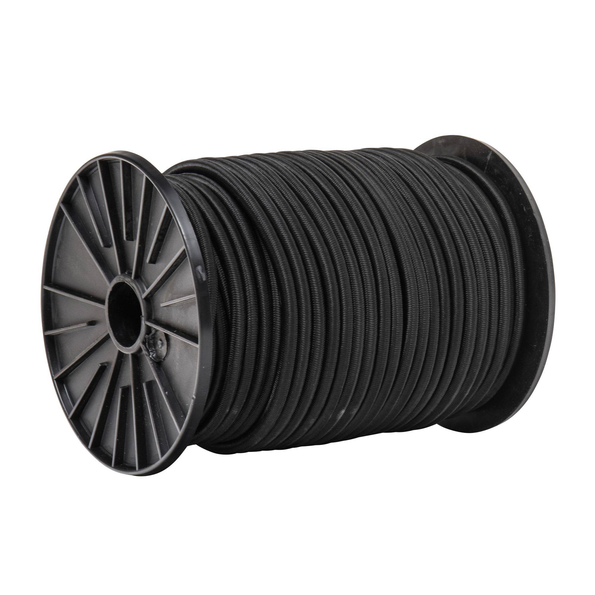 Rouleau Tendeur Élastique Ø6 Mm X 20 M – Caoutchouc Polypropylène, Fixation Bâches, Housses, Toiles – WERKA PRO