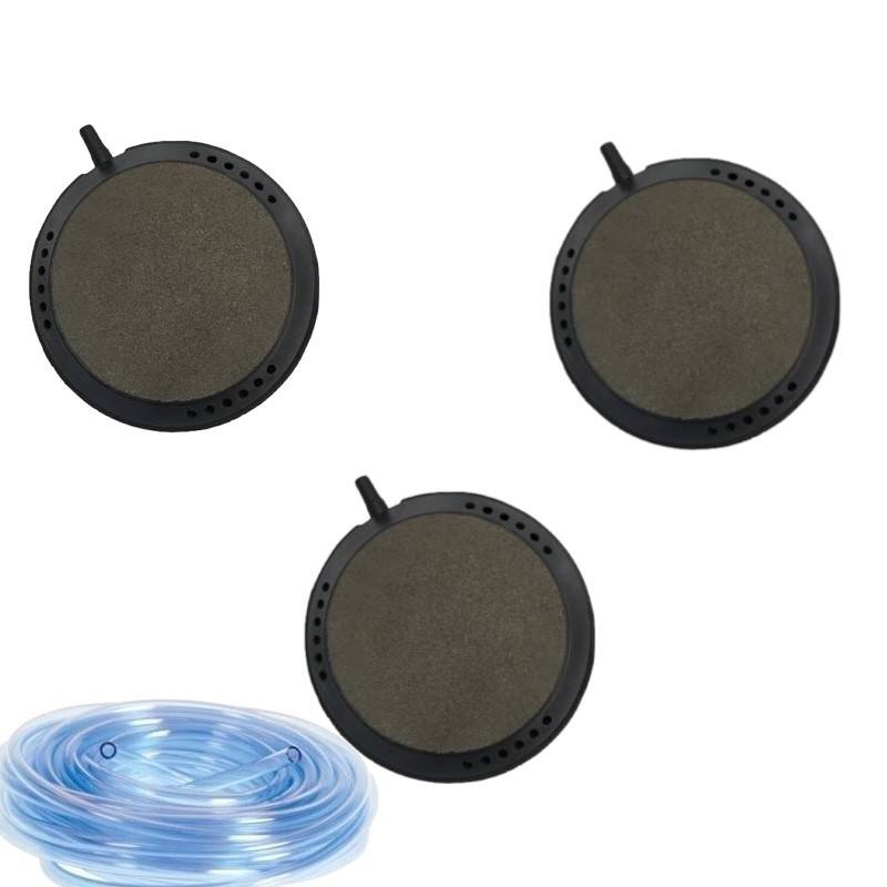 Lot De 3 Diffuseurs D'Air,+ 25m de tuyau 7,5 cm Pour Bassins De Jardin