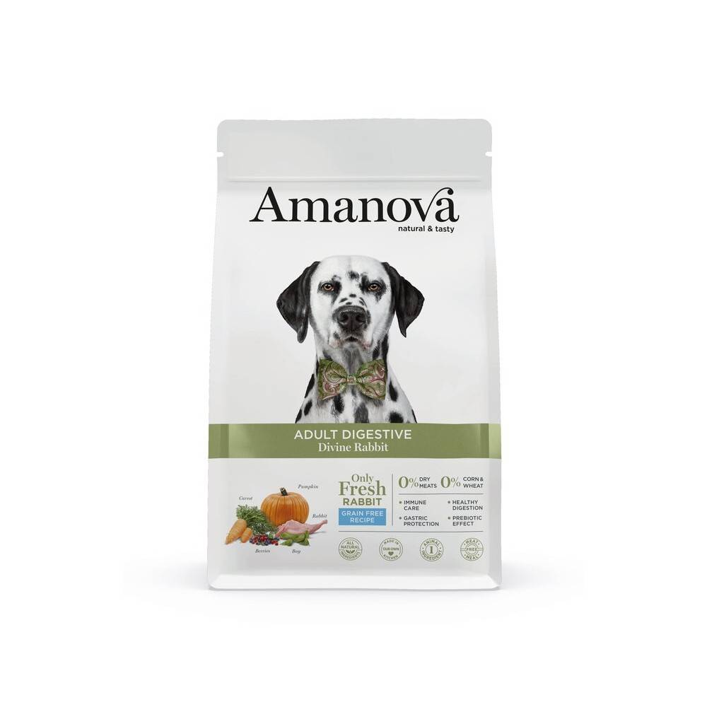 Croquettes Chien Digestion Sensible Lapin Sans Céréales 2 kg