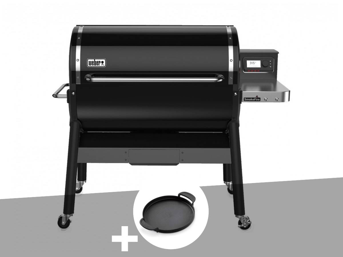 Weber - Barbecue à pellets Weber Smokefire EX6 GBS + Plancha - Image 1