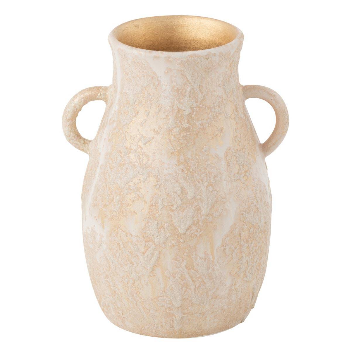 Vase en Terre Cuite "Amphore" 30cm Rose - Image 1