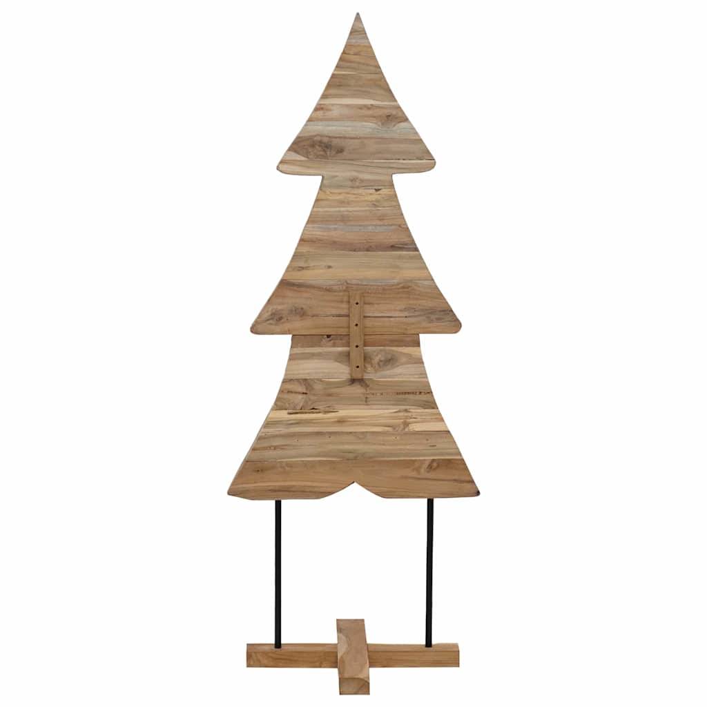 Arbre de Noël design en bois de teck massif pour décoration intérieure 150 cm – ComfortXL Outdoor Living - Image 6