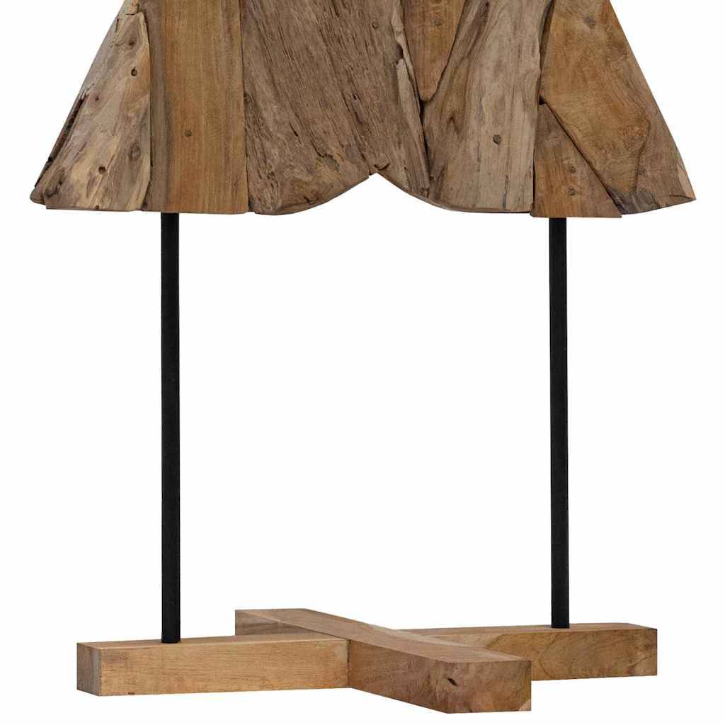 Arbre de Noël design en bois de teck massif pour décoration intérieure 150 cm – ComfortXL Outdoor Living - Image 9
