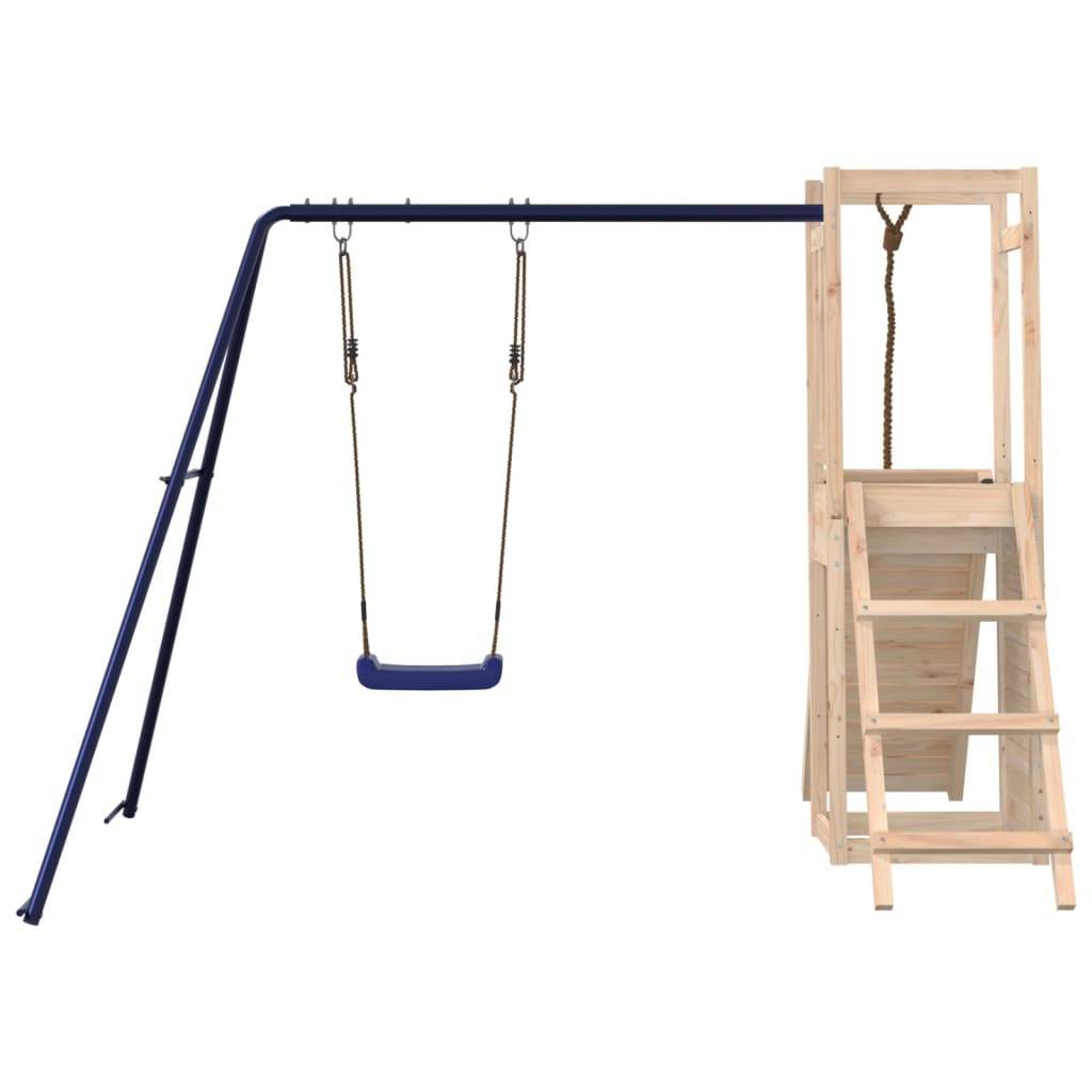 Helloshop26 - Aire de jeux d'extérieur escalade portiques robuste jeux jardin 232 x 184 x 169 cm bois de pin massif - Imagen 5