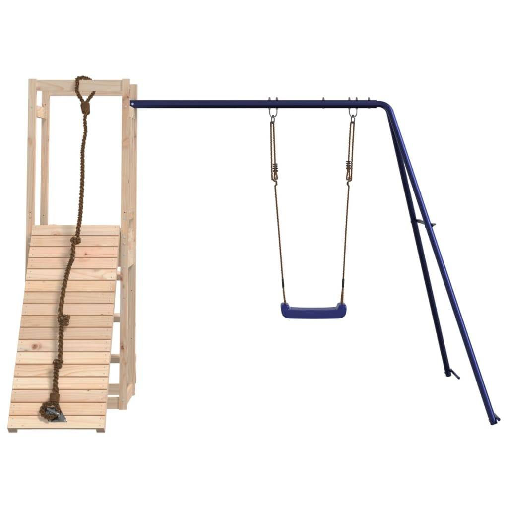 Helloshop26 - Aire de jeux d'extérieur escalade portiques robuste jeux jardin 232 x 184 x 169 cm bois de pin massif - Imagen 2