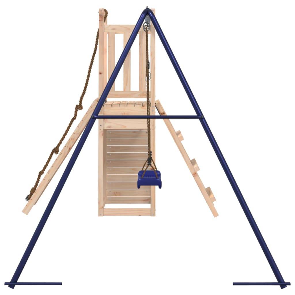Helloshop26 - Aire de jeux d'extérieur escalade portiques robuste jeux jardin 232 x 184 x 169 cm bois de pin massif - Imagen 4