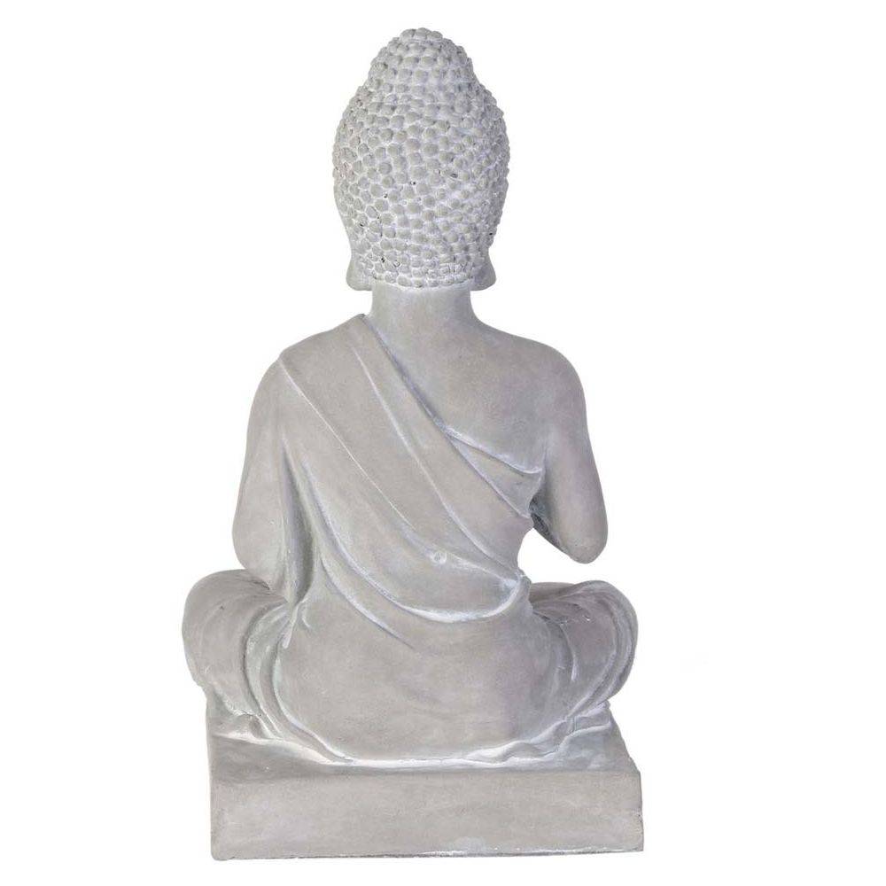 The Home Deco Factory - Bouddha assis ciment 27 cm - Imagen 2
