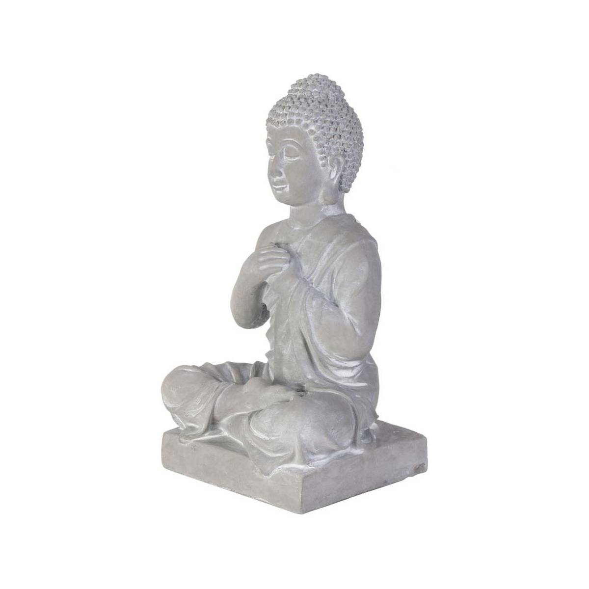 The Home Deco Factory - Bouddha assis ciment 27 cm - Imagen 1