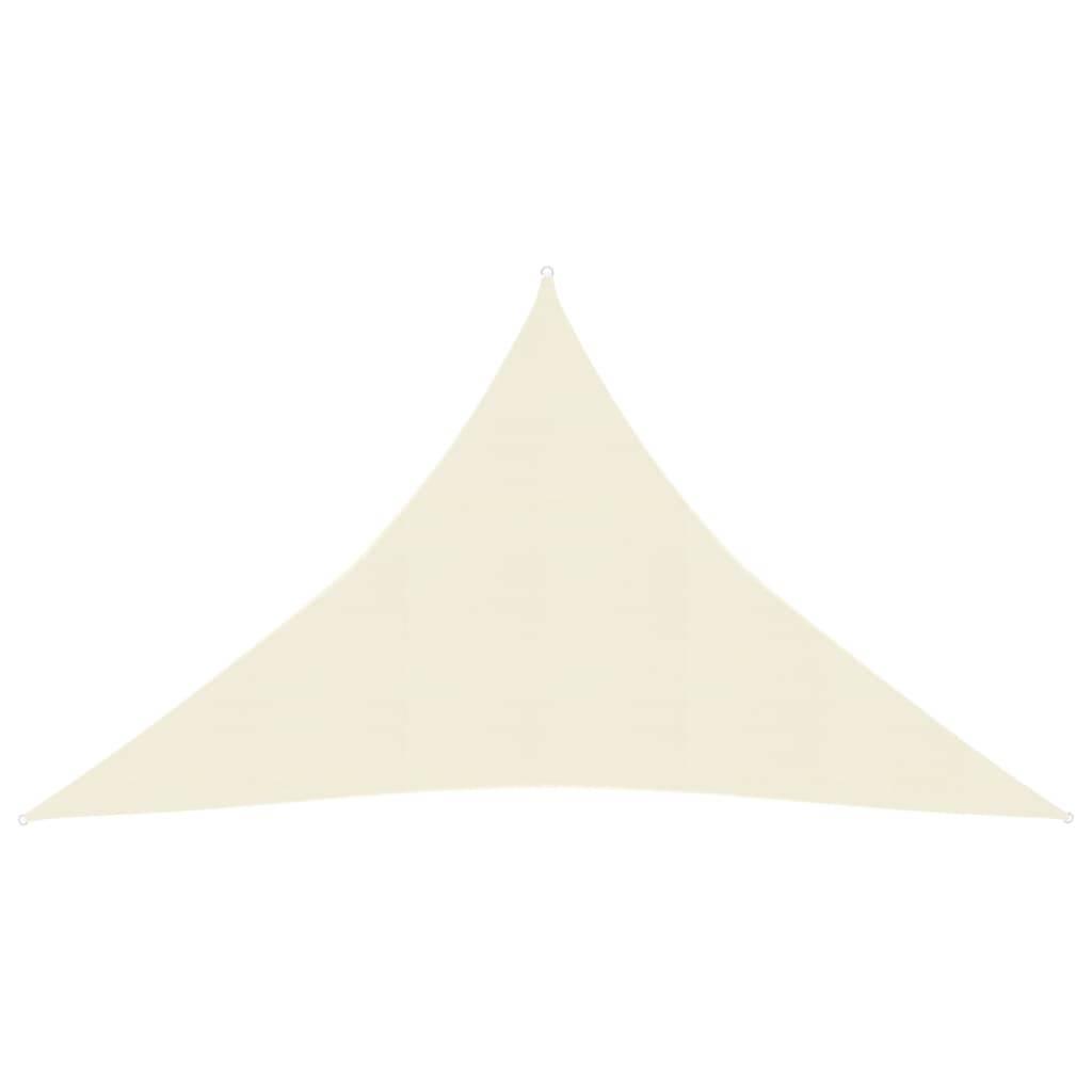Helloshop26 - Voile d'ombrage 160 g/m² crème 4 x 4 x 5,8 m pehd - Imagen 1