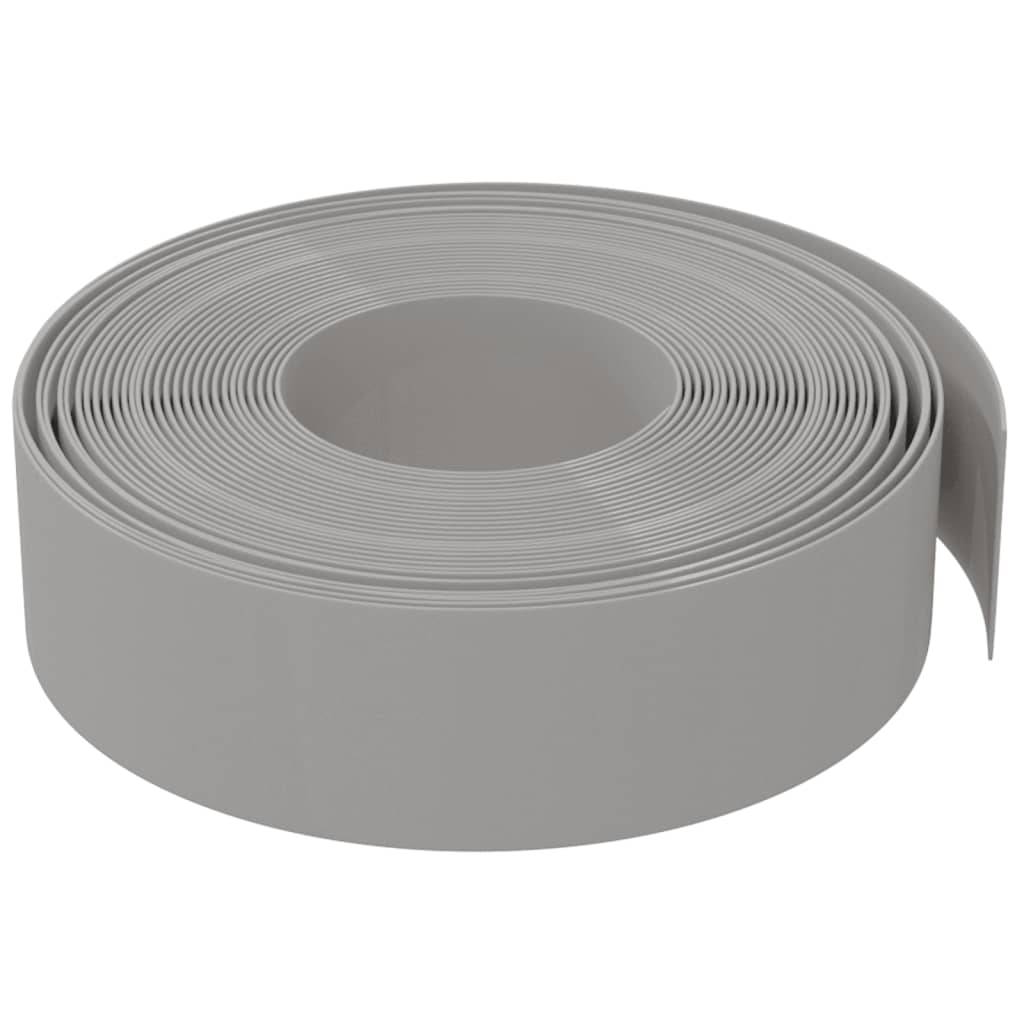 Bordure paysage polyéthylène aménagement extérieur démarcation 10mx15cm gris - ComfortXL Outdoor Living - Image 5