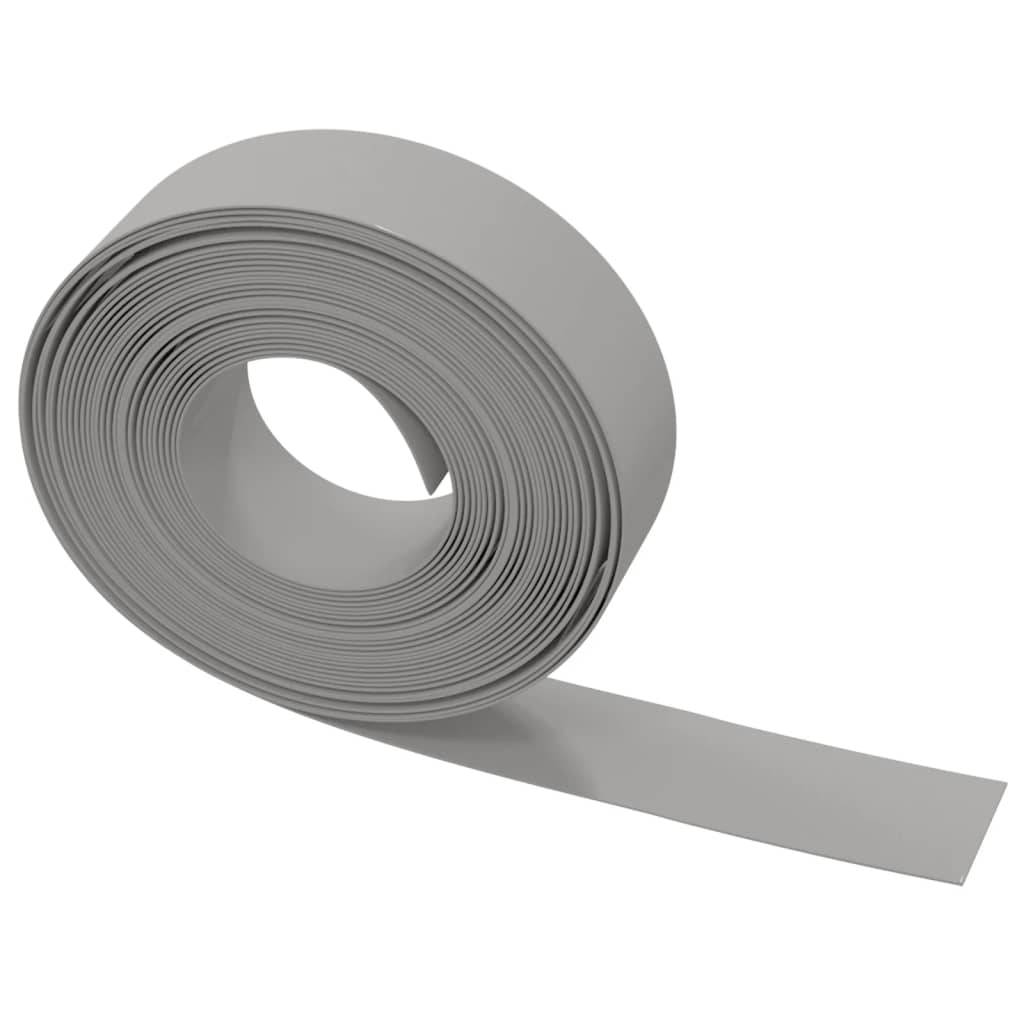 Bordure paysage polyéthylène aménagement extérieur démarcation 10mx15cm gris - ComfortXL Outdoor Living - Image 4