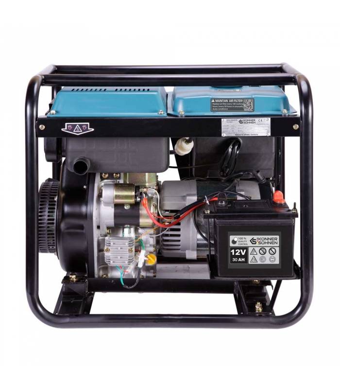 Générateur diesel 5500W (EURO V) avec démarrage électrique - Könner & Söhnen KS 6100HDE - Image 3