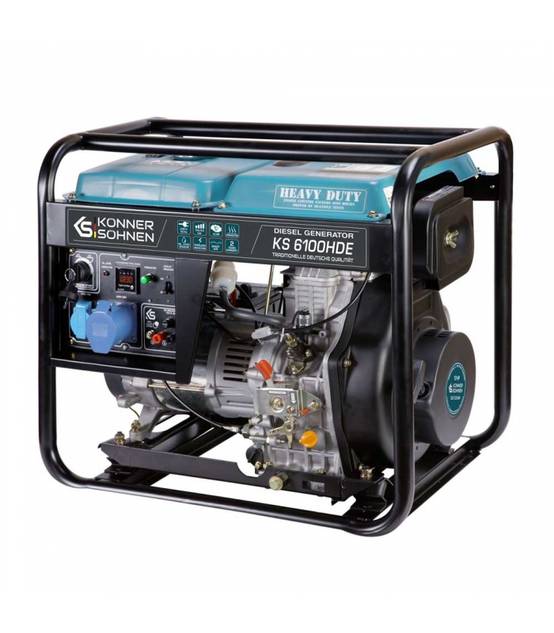 Générateur diesel 5500W (EURO V) avec démarrage électrique - Könner & Söhnen KS 6100HDE - Image 2
