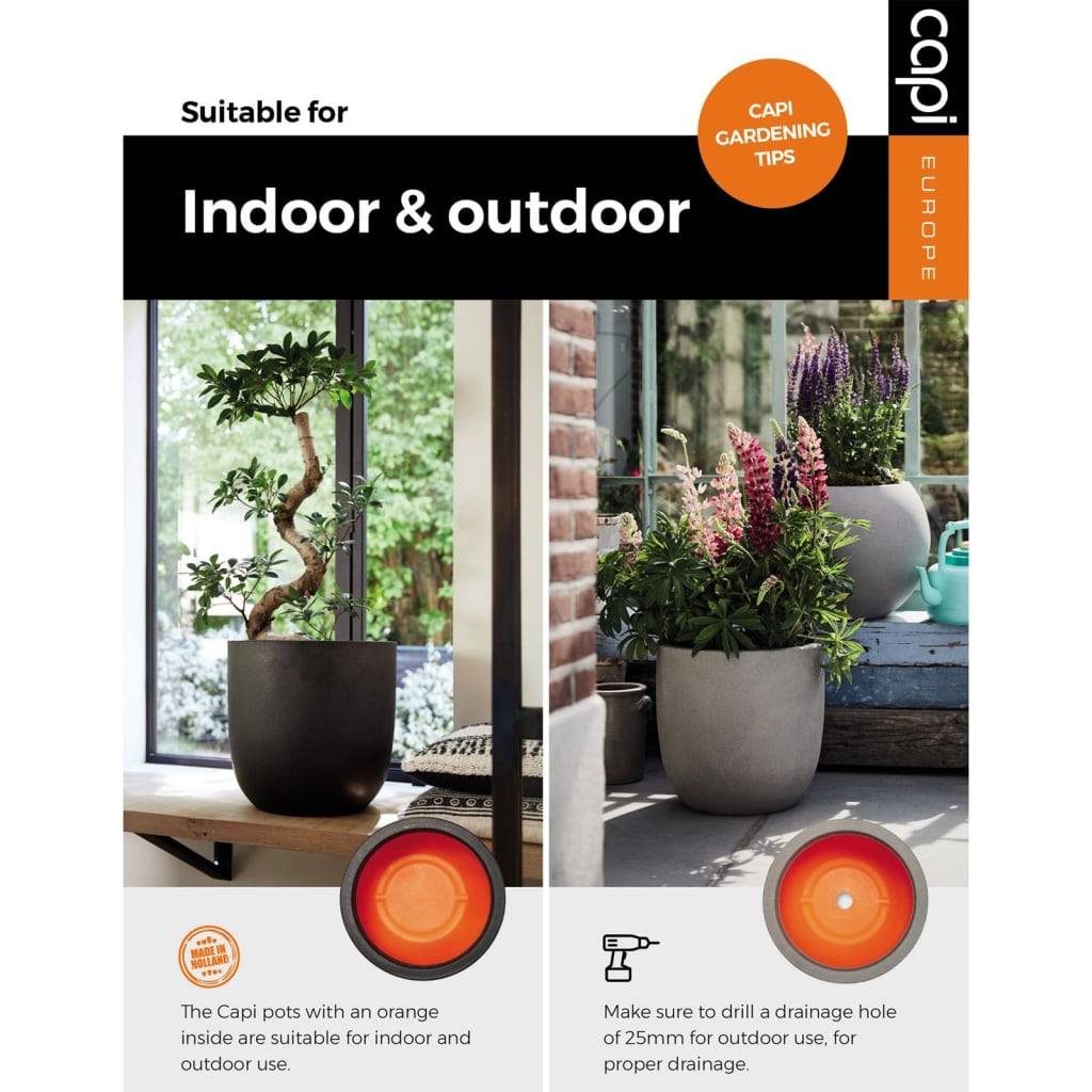 Maison Chic - Jardinière - Pot De Fleurs - Bac à Fleurs Groove 43x41 cm noir et doré - Imagen 7