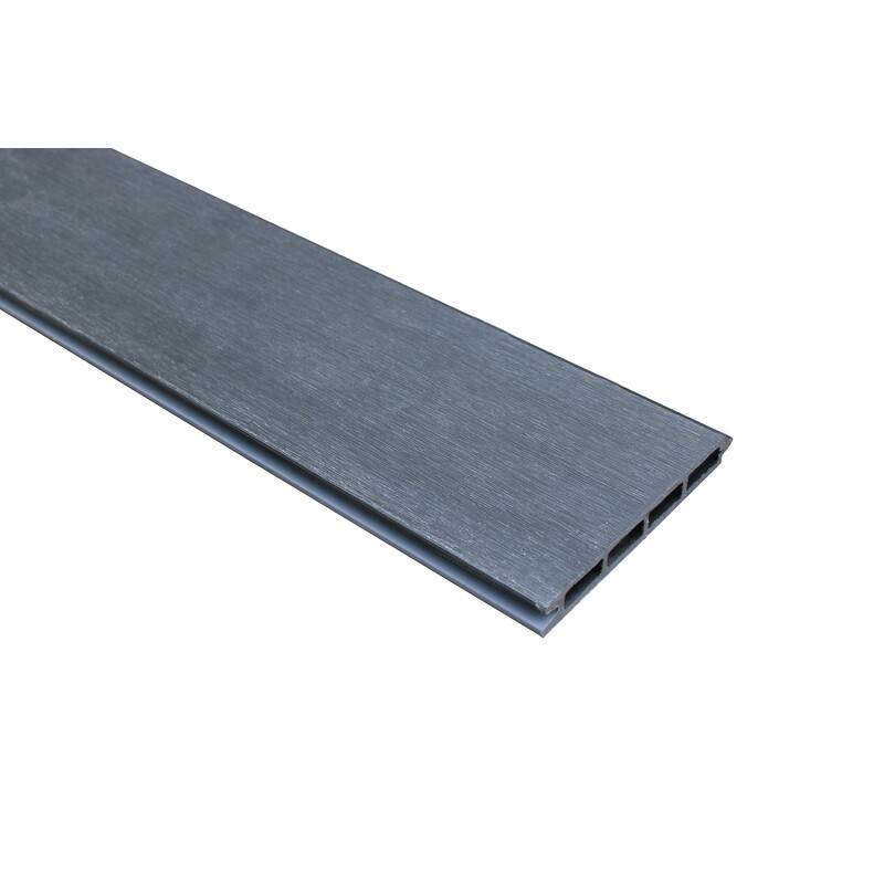 Kit complet extension clôture composite coextrudé 1,50 L x 1,80 H (lames réversibles) - Gris anthracite/Gris clair, H 180 cm, L 150 cm - Image 3