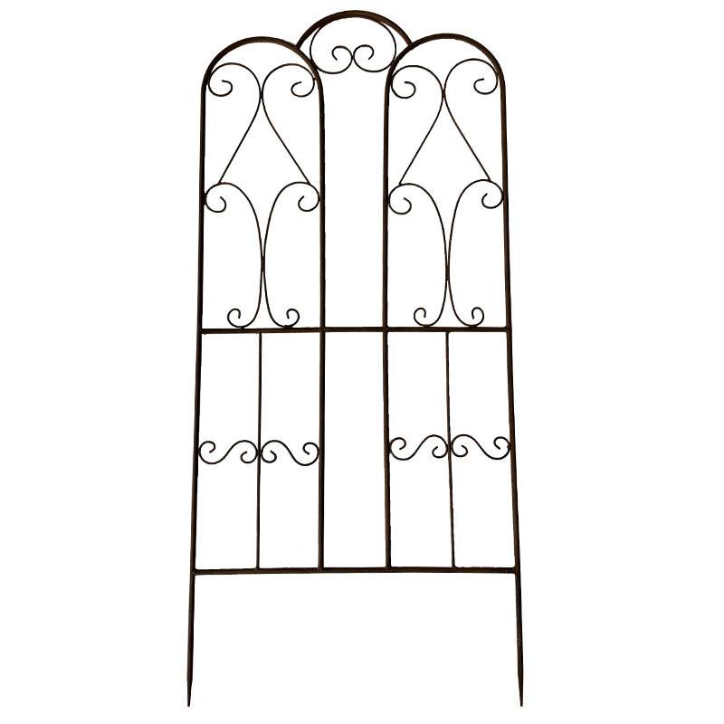La Grande Prairie - Treillage jardin fer Cathédrale 50x110cm - Image 2