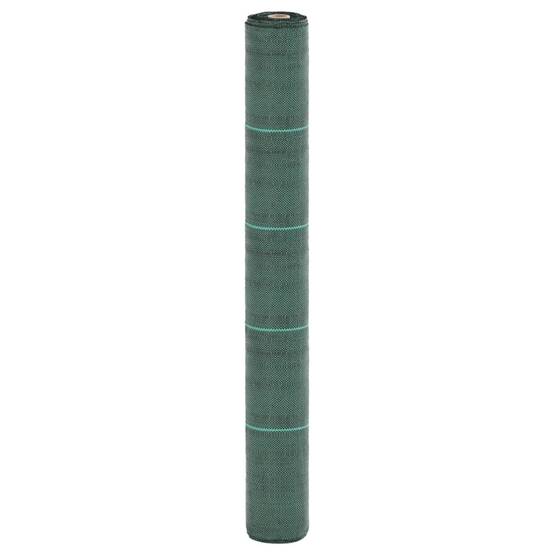 Toile de Paillage Polypropylène pour Jardin Potager Bloque Mauvaises Herbes 1x100 m Vert - ComfortXL Outdoor Living - Image 1