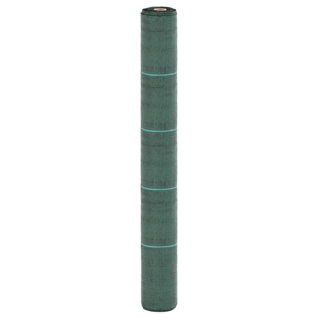 Toile de Paillage Polypropylène pour Jardin Potager Bloque Mauvaises Herbes 1x100 m Vert - ComfortXL Outdoor Living - Image 1