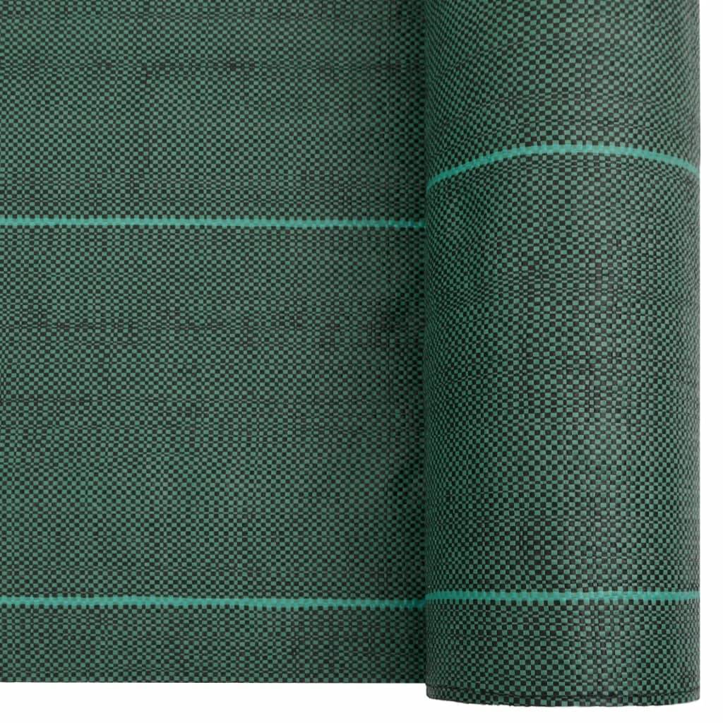 Toile de Paillage Polypropylène pour Jardin Potager Bloque Mauvaises Herbes 1x100 m Vert - ComfortXL Outdoor Living - Image 4