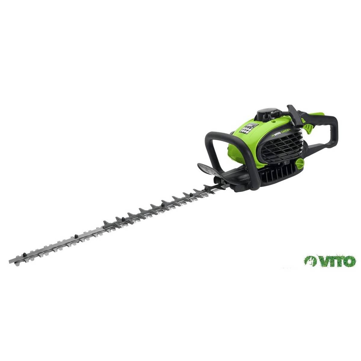Taille Haies à Essence 25cm3 Moteur 2 Temps 1.1CV Lame double 55cm Rotation 90° Branches épaisses VITO - Imagen 2