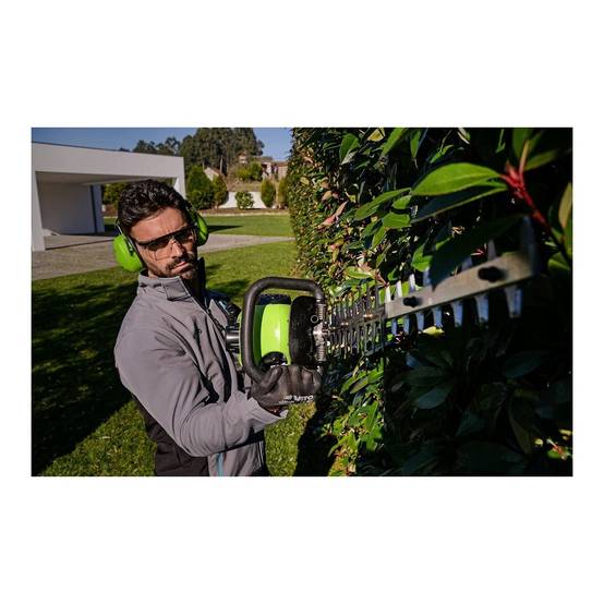 Taille Haies à Essence 25cm3 Moteur 2 Temps 1.1CV Lame double 55cm Rotation 90° Branches épaisses VITO - Imagen 3