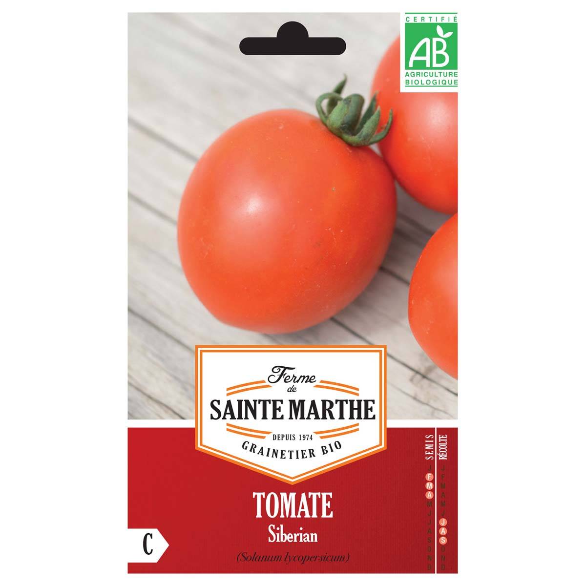 Tomate Siberian Bio - Ferme de Sainte Marthe le sachet de 50 graines environ