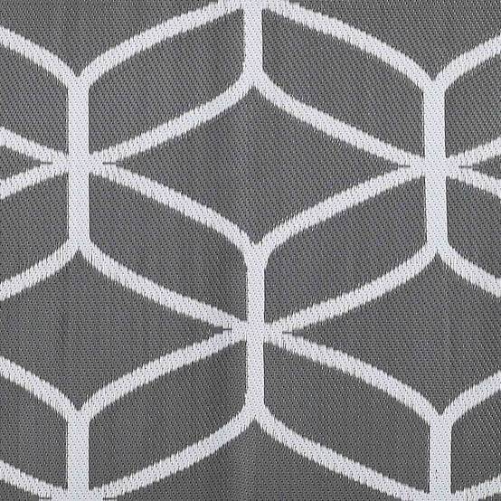Tapis Carré Extérieur Intérieur en PP Design Moderne Gris et Blanc 300x300 cm – ComfortXL Outdoor Living - Image 6