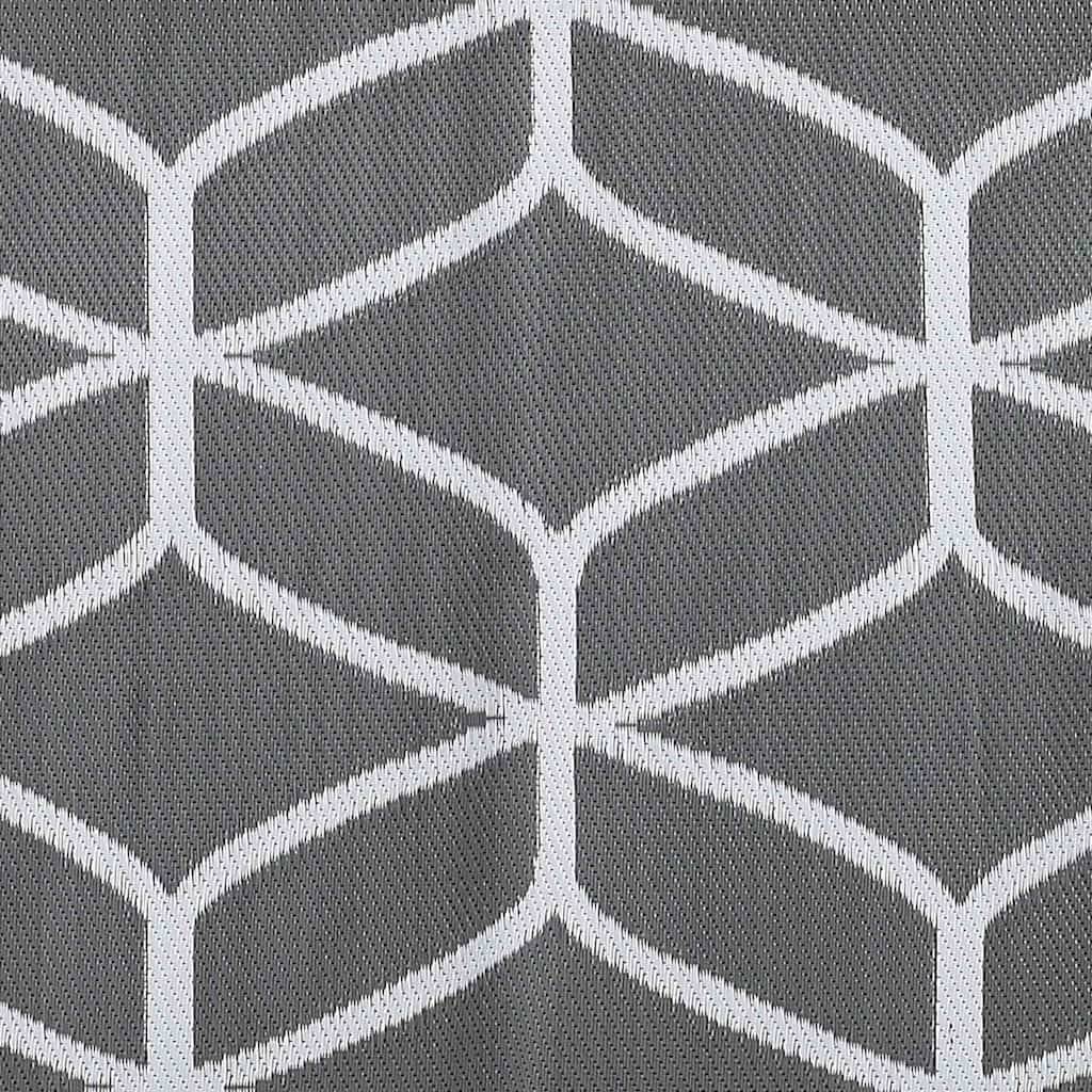 Tapis Carré Extérieur Intérieur en PP Design Moderne Gris et Blanc 300x300 cm – ComfortXL Outdoor Living - Image 6