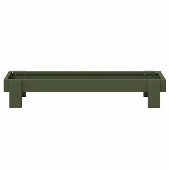 Mangeoire Basse Volaille Métal Jardin Hygiénique 5kg Olive - ComfortXL Outdoor Living - Image 5