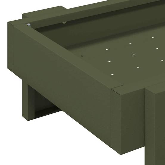 Mangeoire Basse Volaille Métal Jardin Hygiénique 5kg Olive - ComfortXL Outdoor Living - Image 7