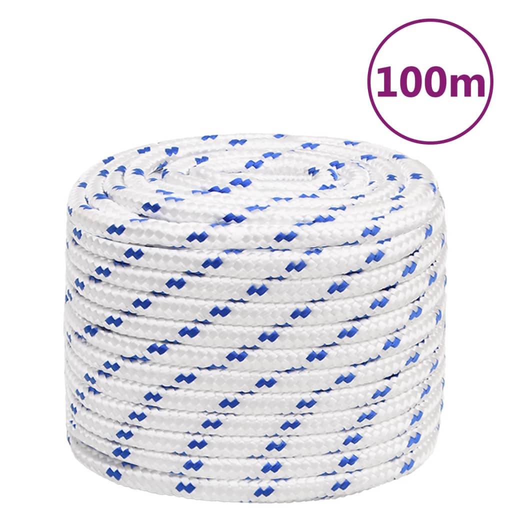 Corde de bateau Blanc 16 mm 100 m Polypropylène Maison Chic - Image 2