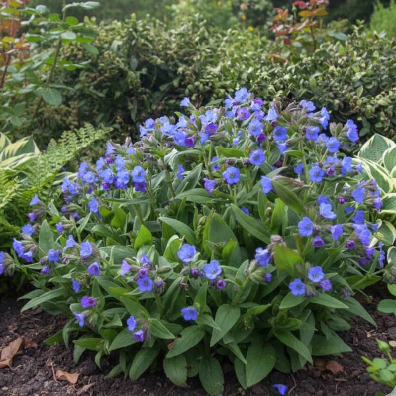 Pulmonaire Azurea à fleurs Bleue/Violette - feuillage Caduc - Godet - 5/20 cm - Imagen 1