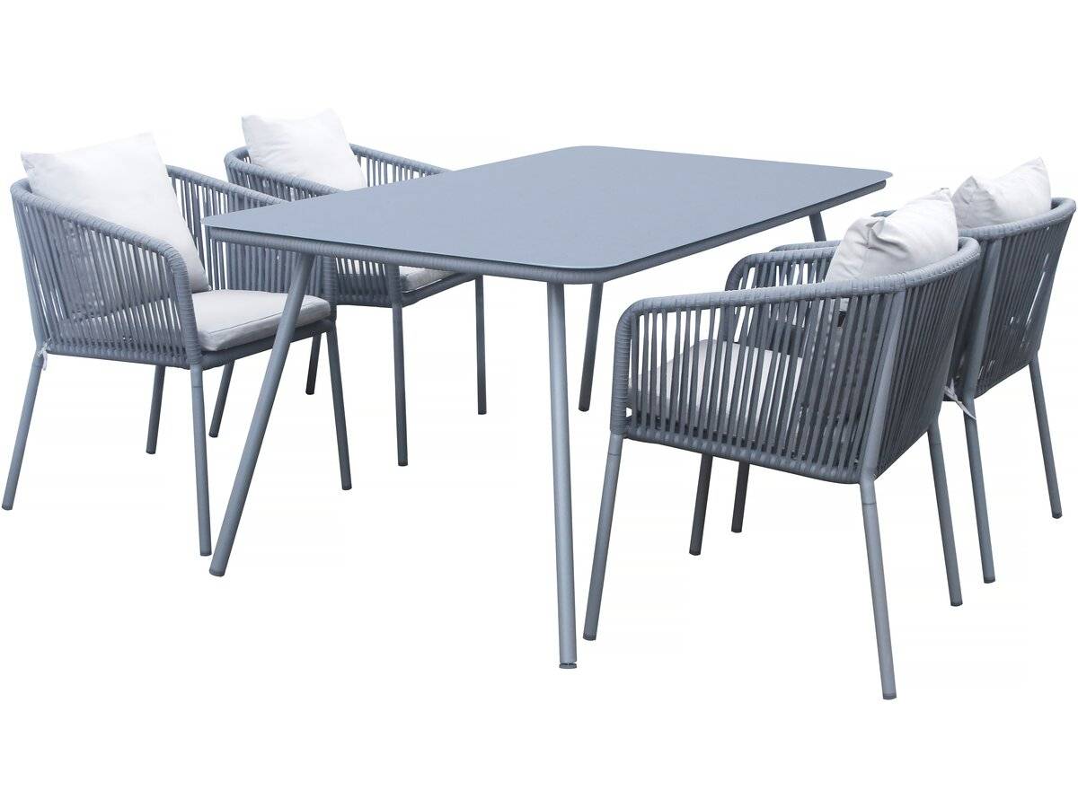 Habitat Et Jardin - Salon De Jardin Repas "léna" - 194 X 70 X 73 Cm - Grise -habitat Et Jardin - Imagen 1