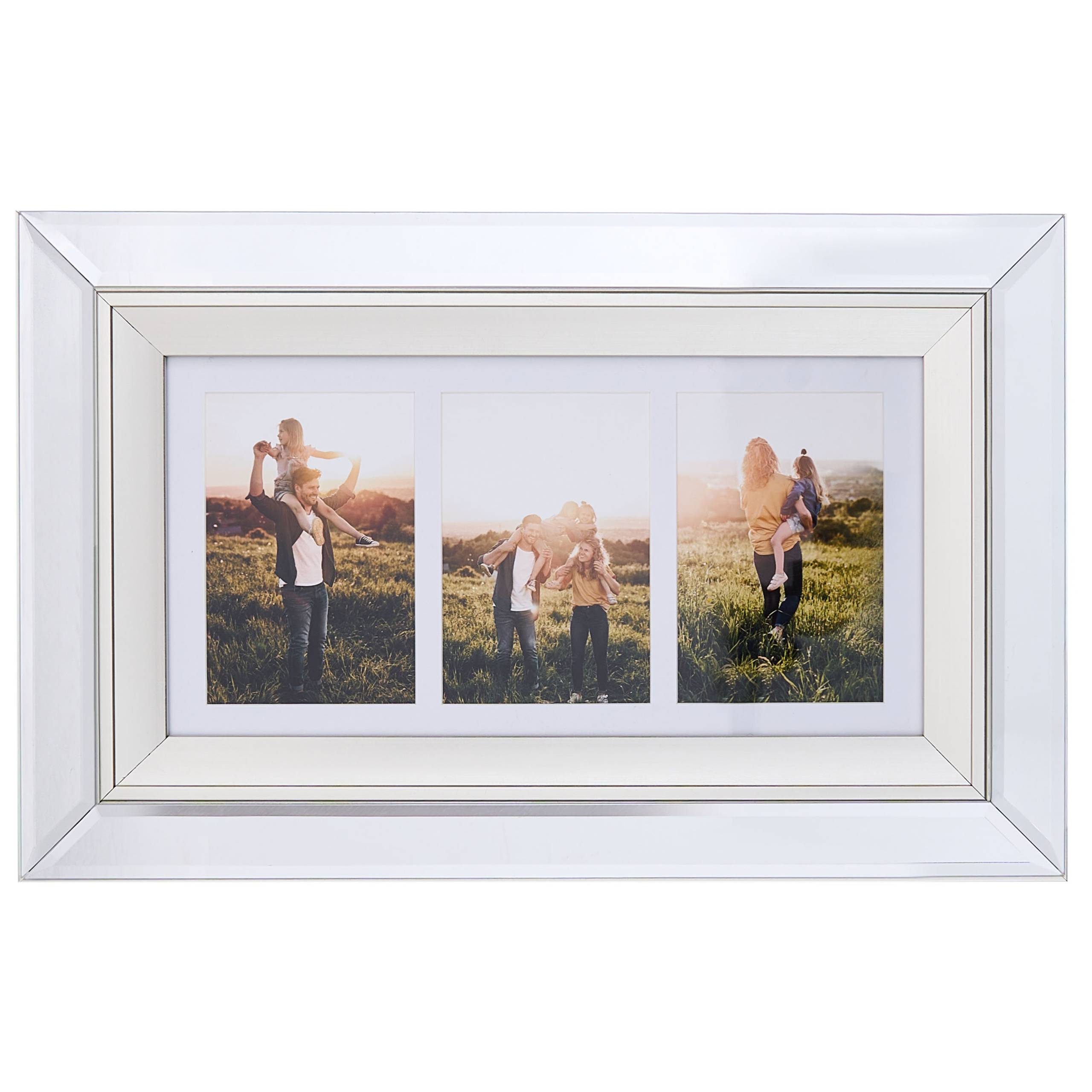 Beliani - Cadre photo Verre Argenté MAKENI - 50x5x32- Beliani - Image 2