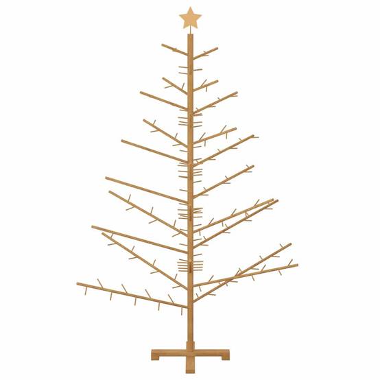 Vidaxl - Arbre de Noël en bois Marron 180 cm Bois de pin massif vidaXL 42018062 - Image 6