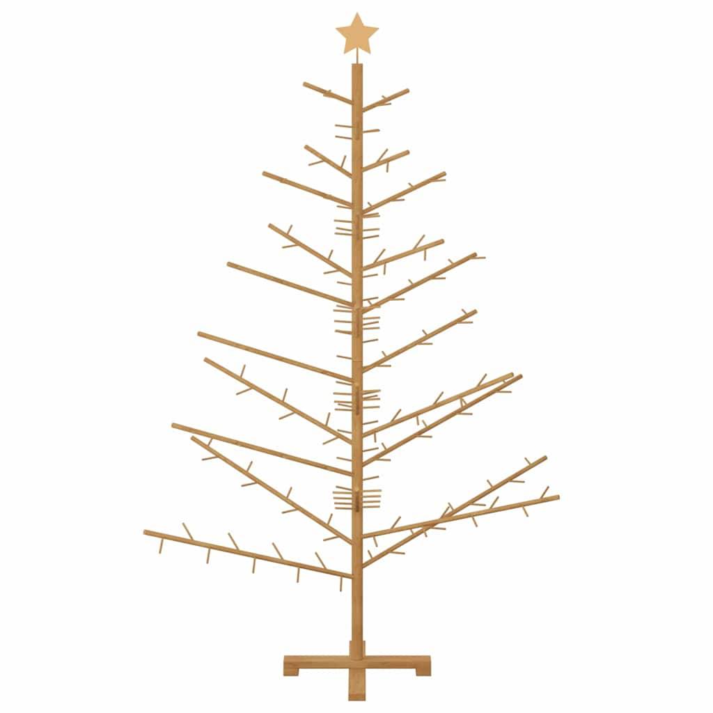 Vidaxl - Arbre de Noël en bois Marron 180 cm Bois de pin massif vidaXL 42018062 - Image 6