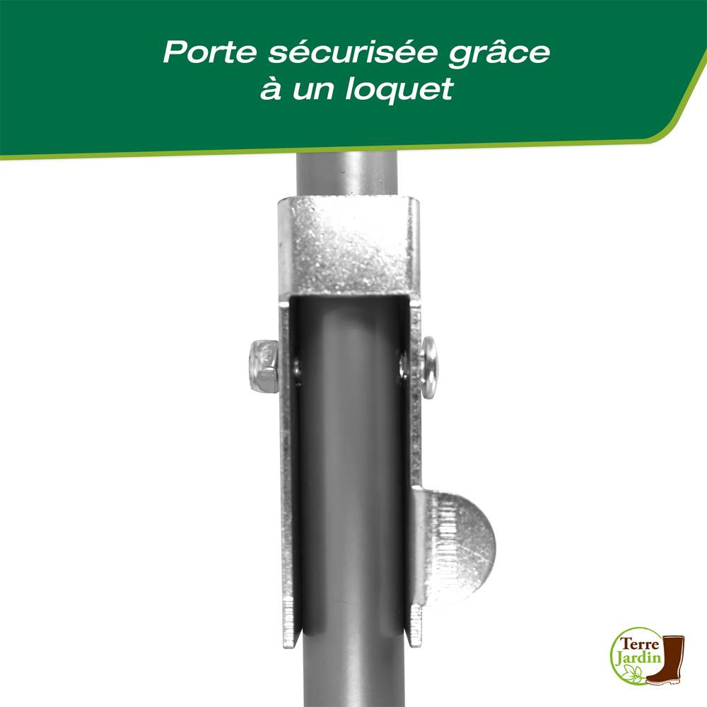 Enclos poulailler - 12M² - Volière extérieure - Parc grillagé - TERRE JARDIN - Image 5