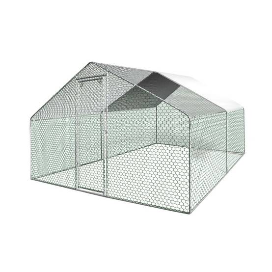 Enclos poulailler - 12M² - Volière extérieure - Parc grillagé - TERRE JARDIN - Image 1