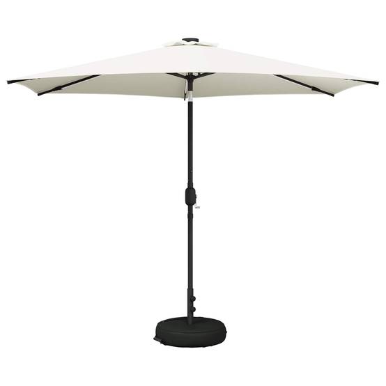 Parasol de jardin polyester crème 296 x 296 x 235 cm - PANGIVO - Image 2