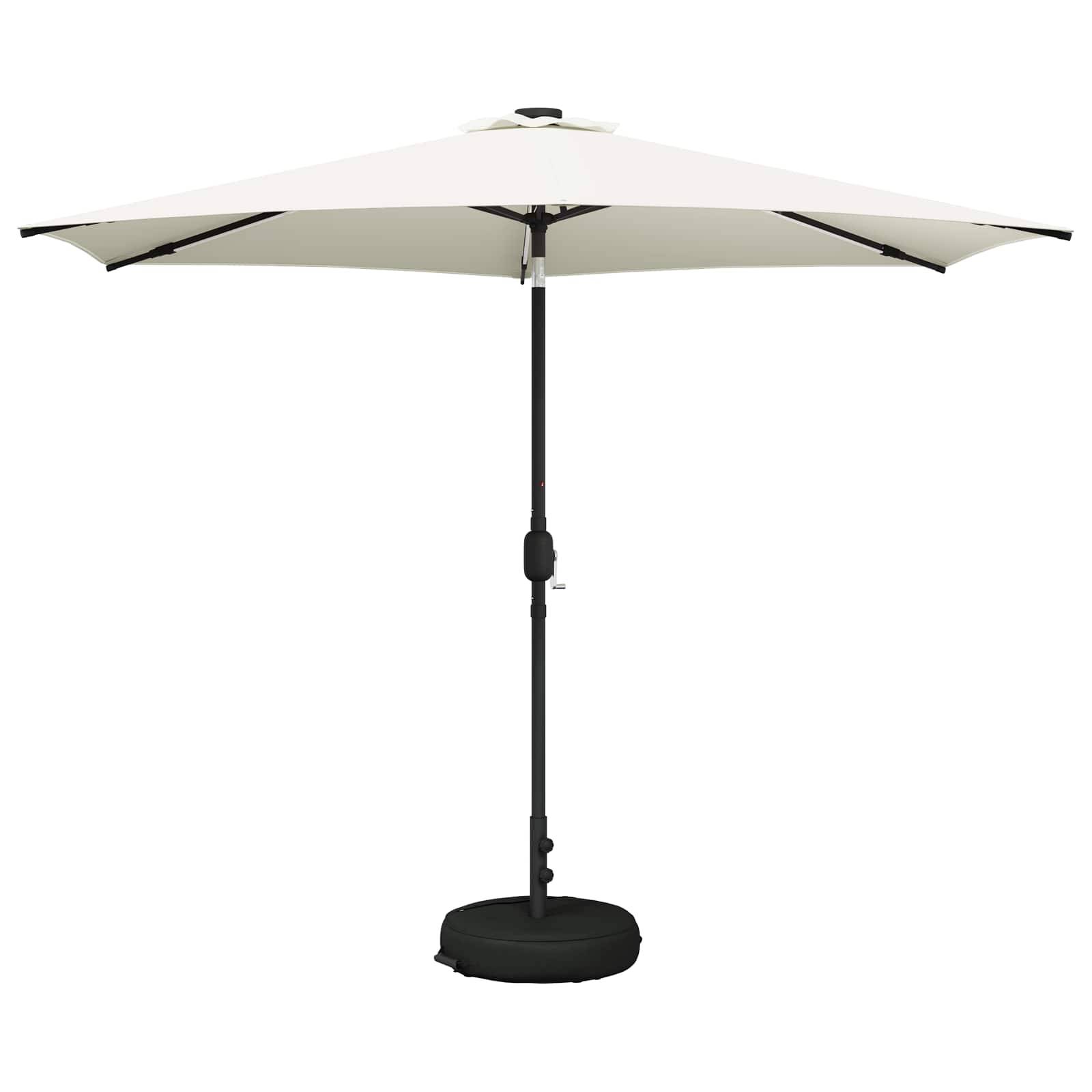 Parasol de jardin polyester crème 296 x 296 x 235 cm - PANGIVO - Image 2