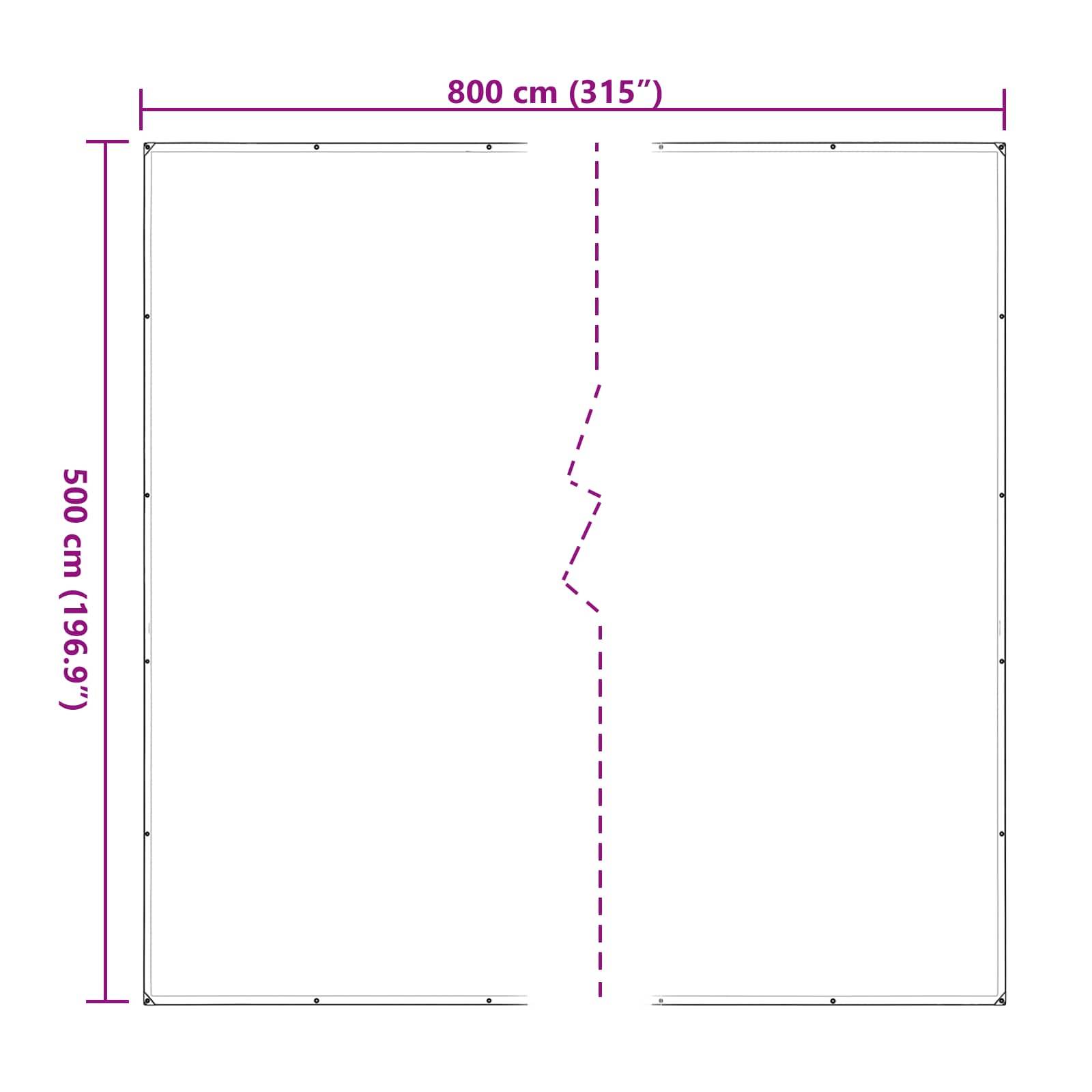 Vidaxl - Couverture pour plantes 5 x 8 m PE Transparent vidaXL 3429285 - Image 3