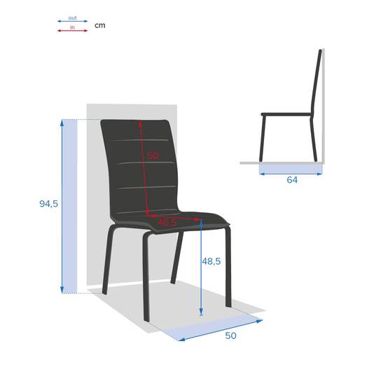 Hesperide - Chaise de jardin empilable "Diese" perle & blanc en aluminium traité époxy Hespéride - Image 2