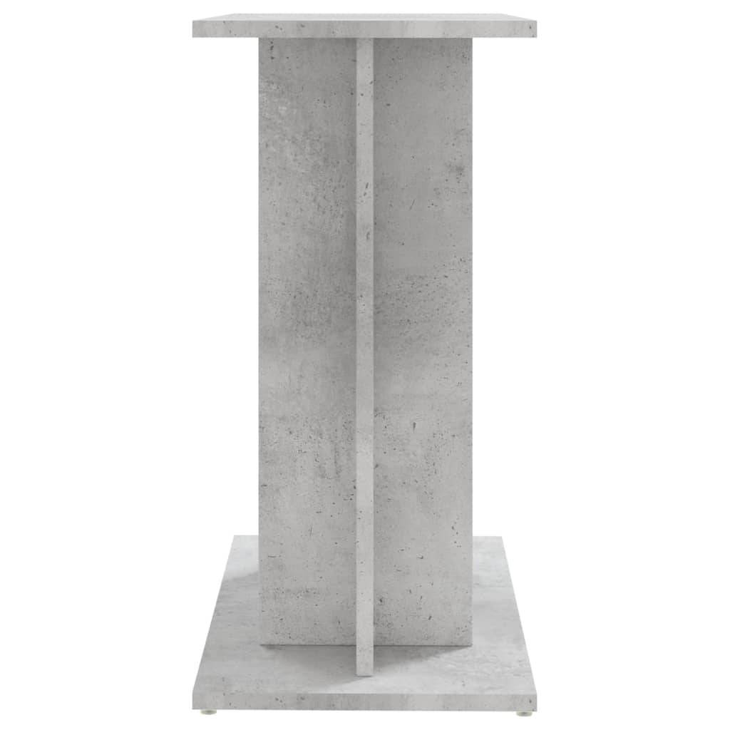 Meuble Aquarium Bois d'Ingénierie Support de Rangement 60x30x60cm Gris Béton - ComfortXL Outdoor Living - Image 5