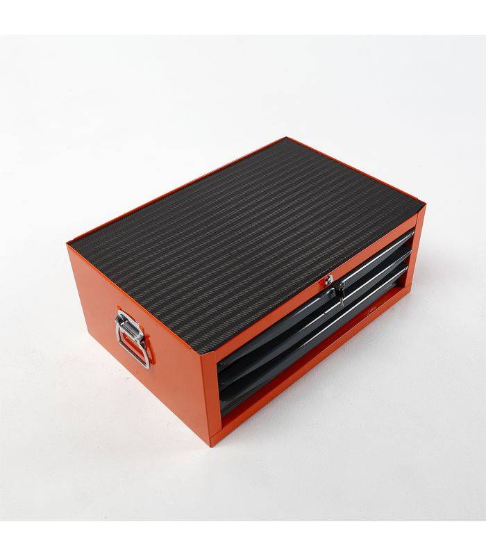 Coffre alyco orange 3 tiroirs 667x439x269 mm ALYCO 170875 - Image 2