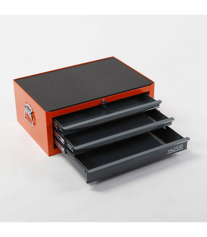 Coffre alyco orange 3 tiroirs 667x439x269 mm ALYCO 170875 - Image 3